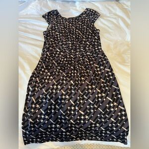 Banana Republic wavy check dress